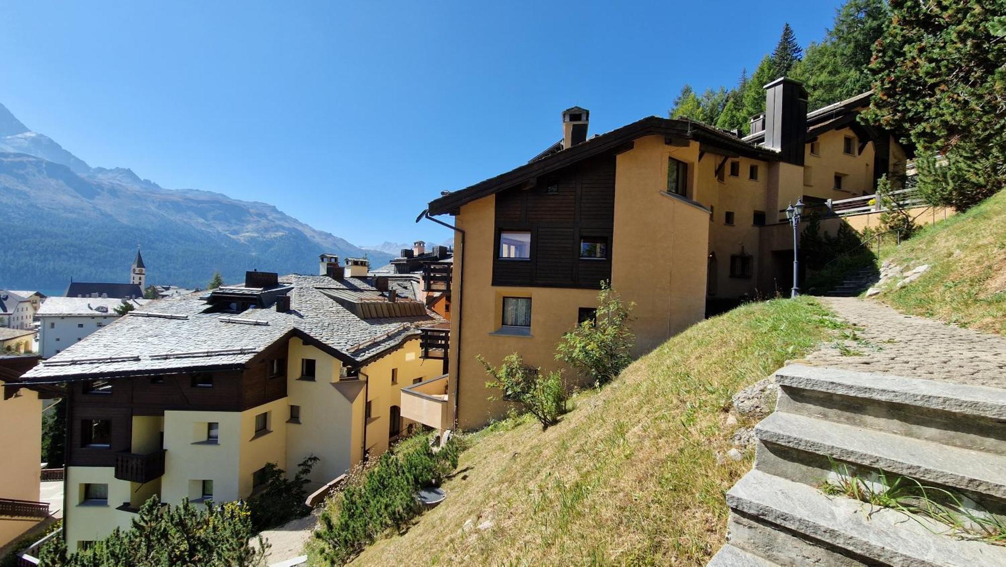 Chesa Bellaval, Haus La Vuolp 3 1 2-Zimmerwohnung Silvaplana Exterior foto